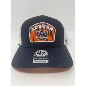 Auburn Tigers Orange Factor‎ 47 Brand Trucker Snapback Adjustable Hat Cap NEW